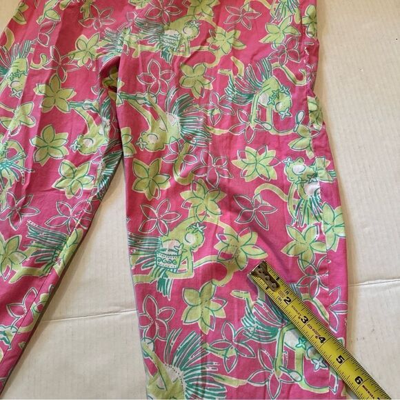 Lilly Pulitzer rocka hula monkey print pants sz 12 vintage ‘90’s - Picture 14 of 14